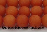 CCN2467 15.5 inches 10mm round matte candy jade beads wholesale