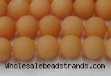 CCN2517 15.5 inches 8mm round matte candy jade beads wholesale