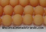 CCN2518 15.5 inches 10mm round matte candy jade beads wholesale