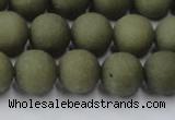 CCN2547 15.5 inches 12mm round matte candy jade beads wholesale