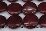 CCN2604 15.5 inches 18mm flat round candy jade beads wholesale