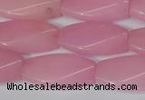 CCN2615 15.5 inches 15*30mm twisted rectangle candy jade beads