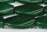 CCN2625 15.5 inches 15*30mm twisted rectangle candy jade beads