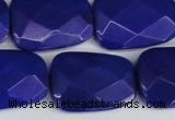 CCN2635 15.5 inches 18*25mm faceted trapezoid candy jade beads