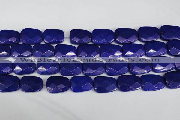 CCN2635 15.5 inches 18*25mm faceted trapezoid candy jade beads