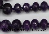 CCN2649 15.5 inches 5*8mm - 12*16mm faceted rondelle candy jade beads