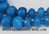 CCN2652 15.5 inches 5*8mm - 12*16mm faceted rondelle candy jade beads