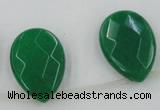 CCN2724 Top-drilled 18*25mm briolette candy jade beads wholesale