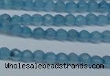 CCN2814 15.5 inches 3mm tiny faceted round candy jade beads