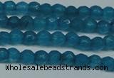 CCN2815 15.5 inches 3mm tiny faceted round candy jade beads