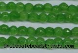 CCN2818 15.5 inches 3mm tiny faceted round candy jade beads