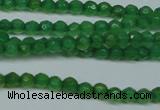 CCN2819 15.5 inches 3mm tiny faceted round candy jade beads