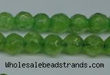 CCN2834 15.5 inches 5mm faceted round candy jade beads