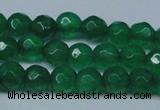 CCN2835 15.5 inches 5mm faceted round candy jade beads