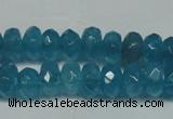 CCN2855 15.5 inches 2*4mm faceted rondelle candy jade beads