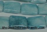 CCN2941 15.5 inches 15*20mm rectangle candy jade beads wholesale