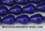 CCN3772 15.5 inches 10*14mm teardrop candy jade beads wholesale