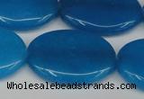 CCN3994 15.5 inches 30*40mm oval candy jade beads wholesale