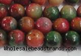 CCN4002 15 inches 8mm faceted round candy jade beads wholesale