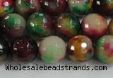 CCN4012 15 inches 10mm faceted round candy jade beads wholesale