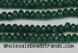 CCN4110 15.5 inches 2*4mm faceted rondelle candy jade beads