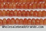 CCN4121 15.5 inches 4*6mm faceted rondelle candy jade beads