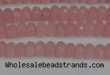 CCN4122 15.5 inches 4*6mm faceted rondelle candy jade beads