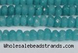 CCN4138 15.5 inches 4*6mm faceted rondelle candy jade beads