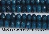 CCN4167 15.5 inches 5*8mm faceted rondelle candy jade beads