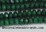 CCN4170 15.5 inches 5*8mm faceted rondelle candy jade beads