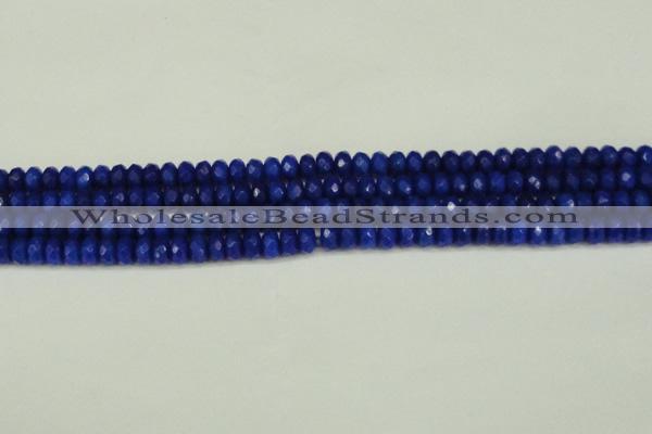 CCN4171 15.5 inches 5*8mm faceted rondelle candy jade beads