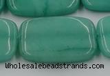 CCN4207 15.5 inches 30*40mm rectangle candy jade beads wholesale