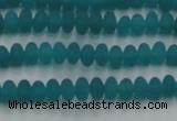 CCN4505 15.5 inches 3*5mm rondelle matte candy jade beads