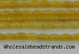 CCN4511 15.5 inches 3*5mm rice candy jade beads wholesale