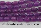 CCN4519 15.5 inches 4*6mm rice candy jade beads wholesale