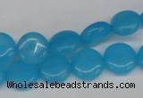 CCN480 15.5 inches 12mm flat round candy jade beads wholesale