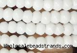 CCN5100 15 inches 3*4mm faceted rondelle candy jade beads