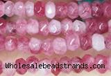 CCN5105 15 inches 3*4mm faceted rondelle candy jade beads