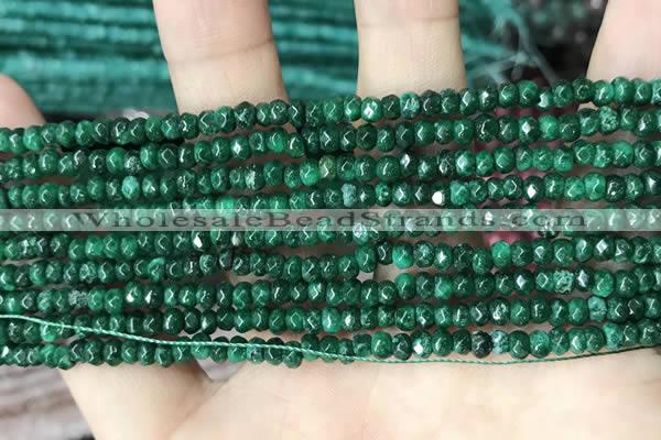 CCN5122 15 inches 3*4mm faceted rondelle candy jade beads