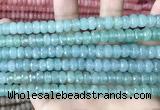 CCN5148 15 inches 5*8mm faceted rondelle candy jade beads