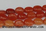 CCN517 15.5 inches 8*10mm oval candy jade beads wholesale