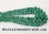 CCN5174 5*8mm - 14*20mm faceted rondelle candy jade graduated beads