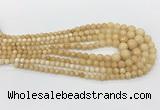 CCN5212 6mm - 14mm faceted round candy jade graduated beads