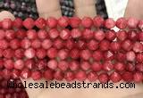 CCN5240 15 inches 8mm faceted nuggets candy jade beads