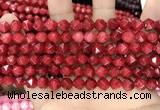 CCN5241 15 inches 8mm faceted nuggets candy jade beads