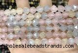 CCN5253 15 inches 8mm faceted nuggets candy jade beads