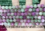 CCN5261 15 inches 8mm faceted nuggets candy jade beads