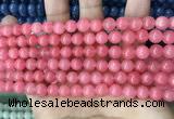 CCN5327 15 inches 8mm round candy jade beads Wholesale