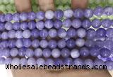 CCN5355 15 inches 8mm round candy jade beads Wholesale