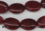 CCN537 15.5 inches 15*20mm oval candy jade beads wholesale